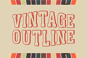 Victory University- Outline Font, a Slab Serif Font by KiddoGlyphs Studio (Thumbnail 4 of 5)