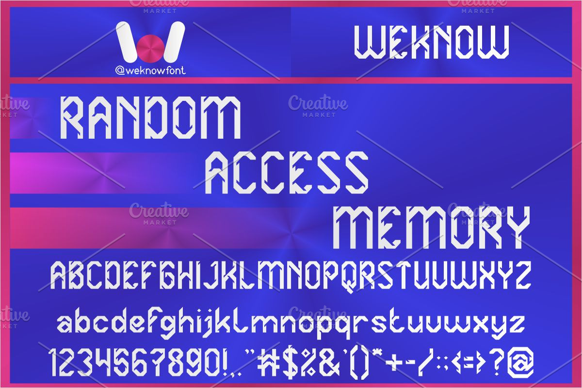 Dream Controller font, a Font by weknow (Photo 4 of 8)