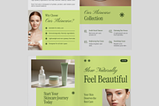 Green Skincare Bifold Brochure, a Brochure Template by Annora Studio (Thumbnail 5 of 6)
