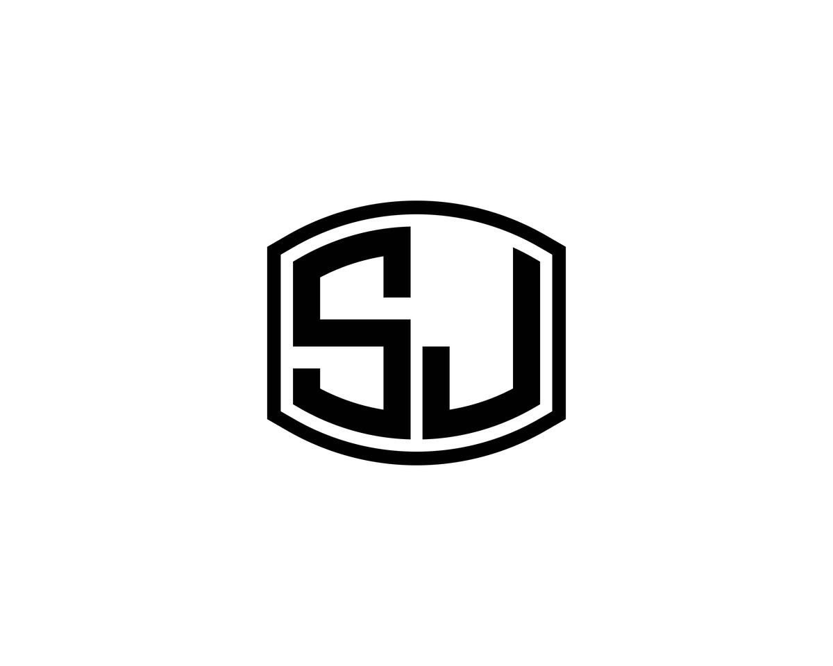 SJ logo design vector template, a Branding & Logo Template by xcoolee