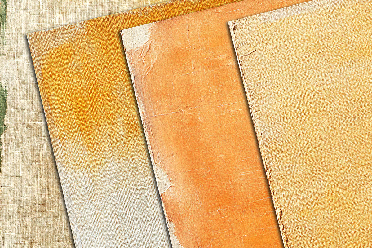 Orange Linen Canvas Digital Textures, a Texture Graphic by Area (Photo 14 of 18)