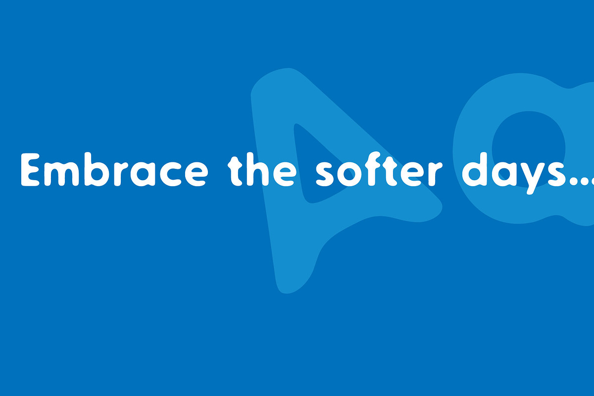 Soft Focus | Sans Serif Font, a Sans Serif Font by Supersimbo © (Photo 7 of 7)