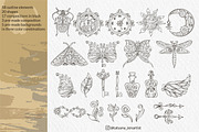 Linear Mystical Steampunk Clipart, an Object Graphic by Tatyana_Zenartist (Thumbnail 2 of 12)