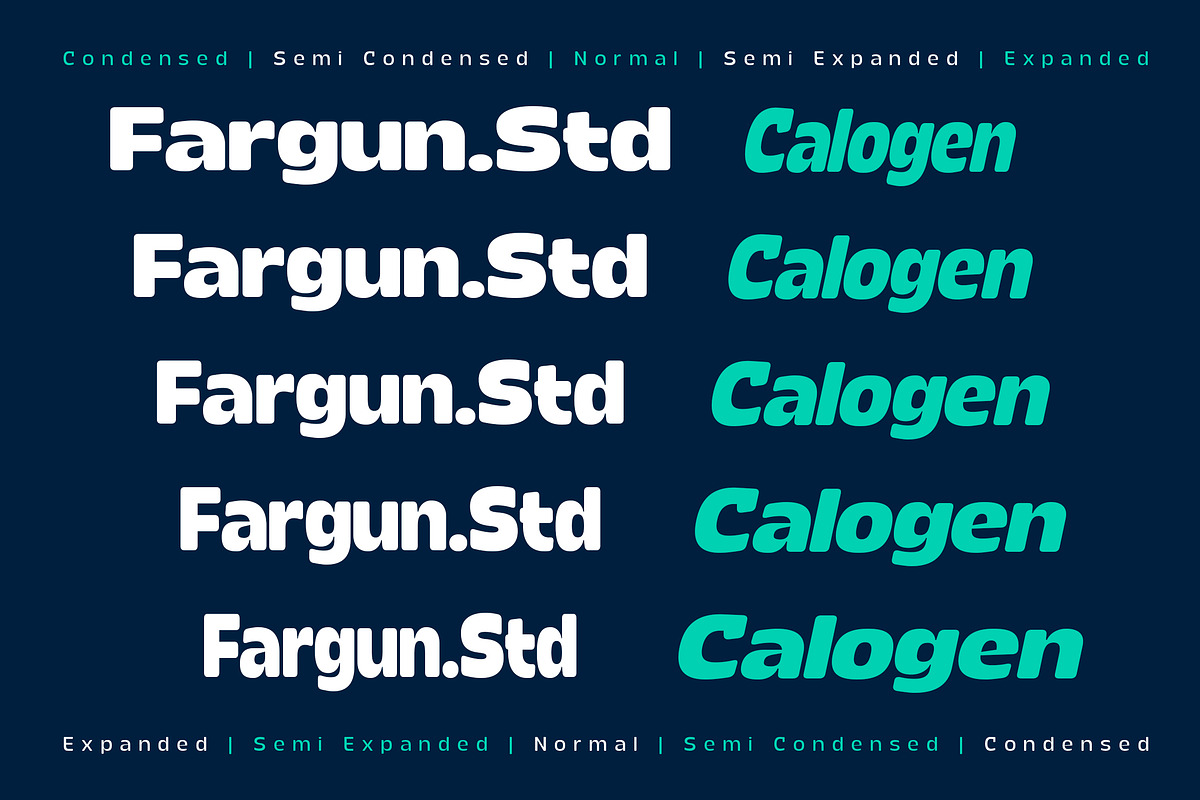 Calogen Soft | Family Font, a Sans Serif Font by Fargun Studio (Photo 5 of 15)