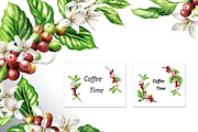 Coffee Time. Watercolor hand drawn, a Food Illustration by Daria Ustiugova (Thumbnail 12 of 18)