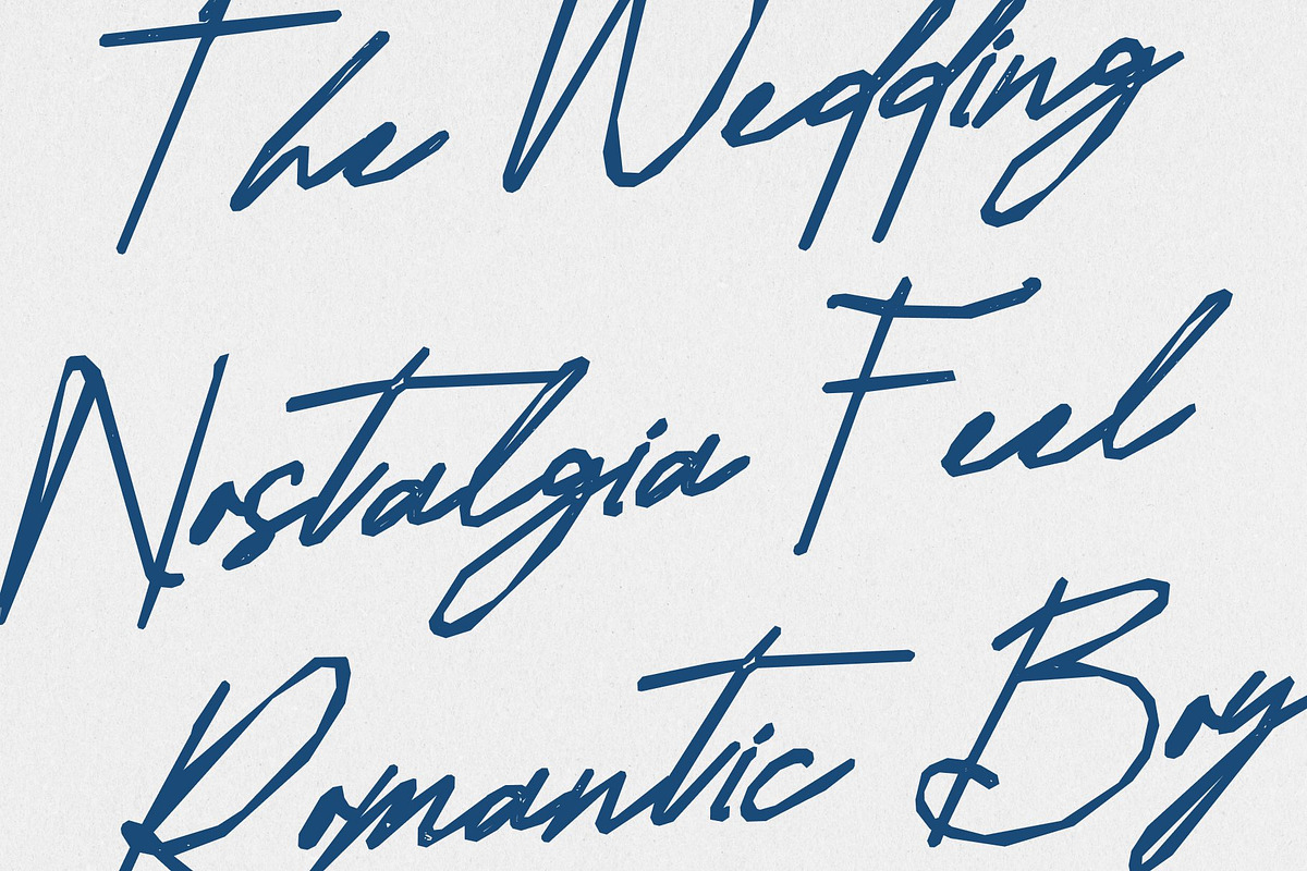 CS Baylora Stamp, a Script Font by Craft Supply Co. (Photo 3 of 8)