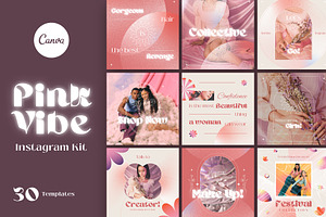 Pink Vibe Canva Template