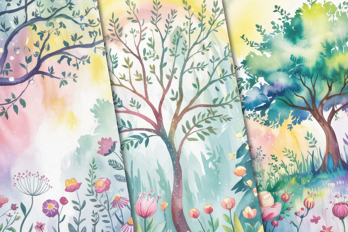 Dreamy Forest, a Background Graphic by Curve Design (Photo 5 of 7)