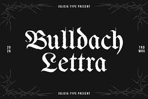 Bulldach Lettra | Blackletter Gothic