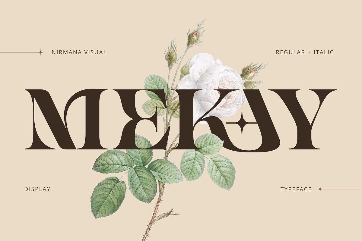Mekay Vintage - Branding Logo Font, a Serif Font by Nirmana Visual (Photo 1 of 11)