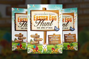 Easter Egg Hunt 2 - Flyer Template