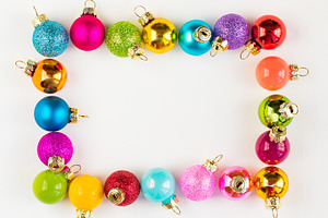 Christmas ornament bauble mockup containing christmas, merry, and happy