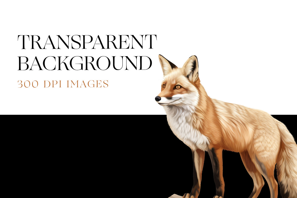 Fox Illustration Clipart, Arctic Fox, an Animal Illustration by BrushstrokeArtGB (Photo 7 of 9)