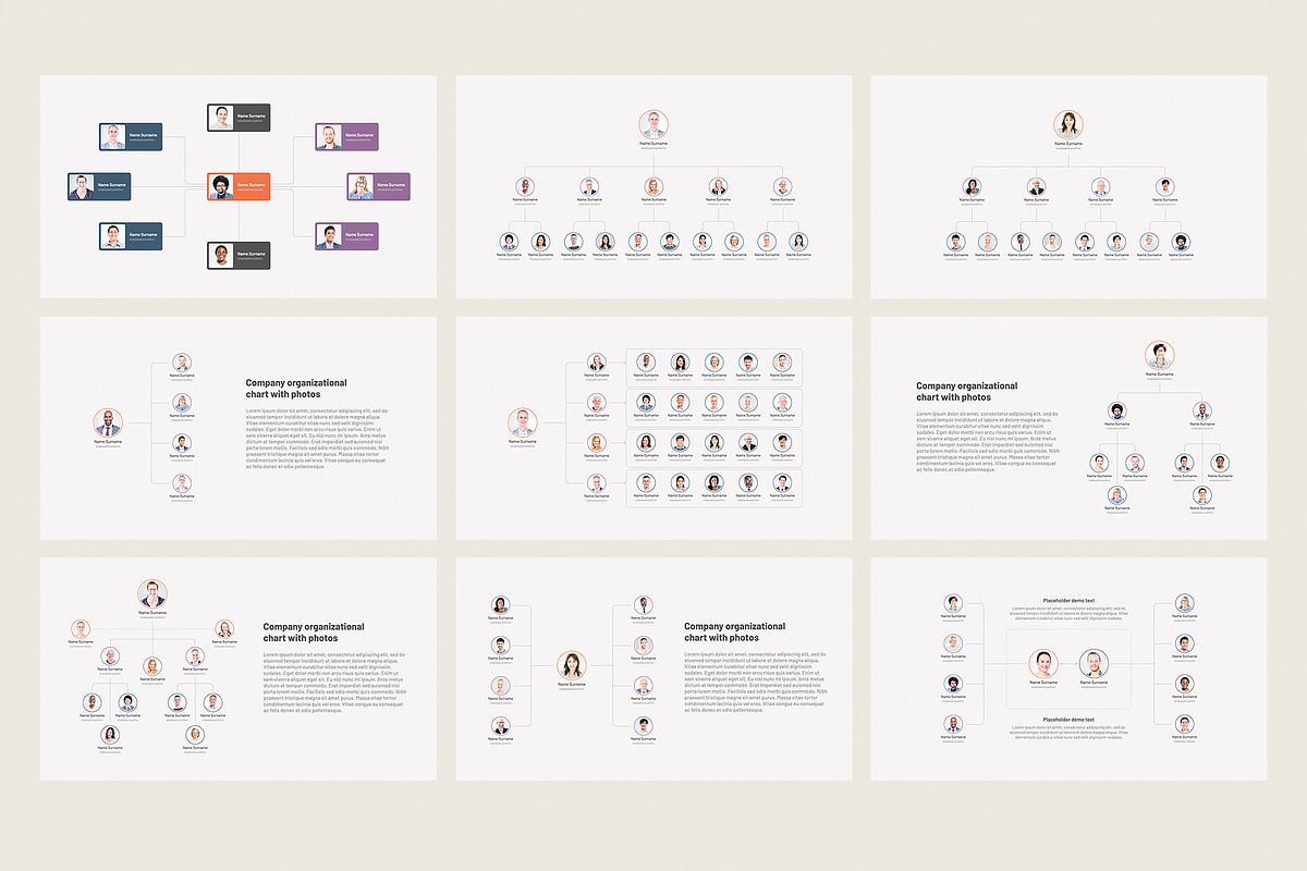 Organizational Chart for PowerPoint, a Presentation Template by HiSlide.io (Photo 5 of 7)