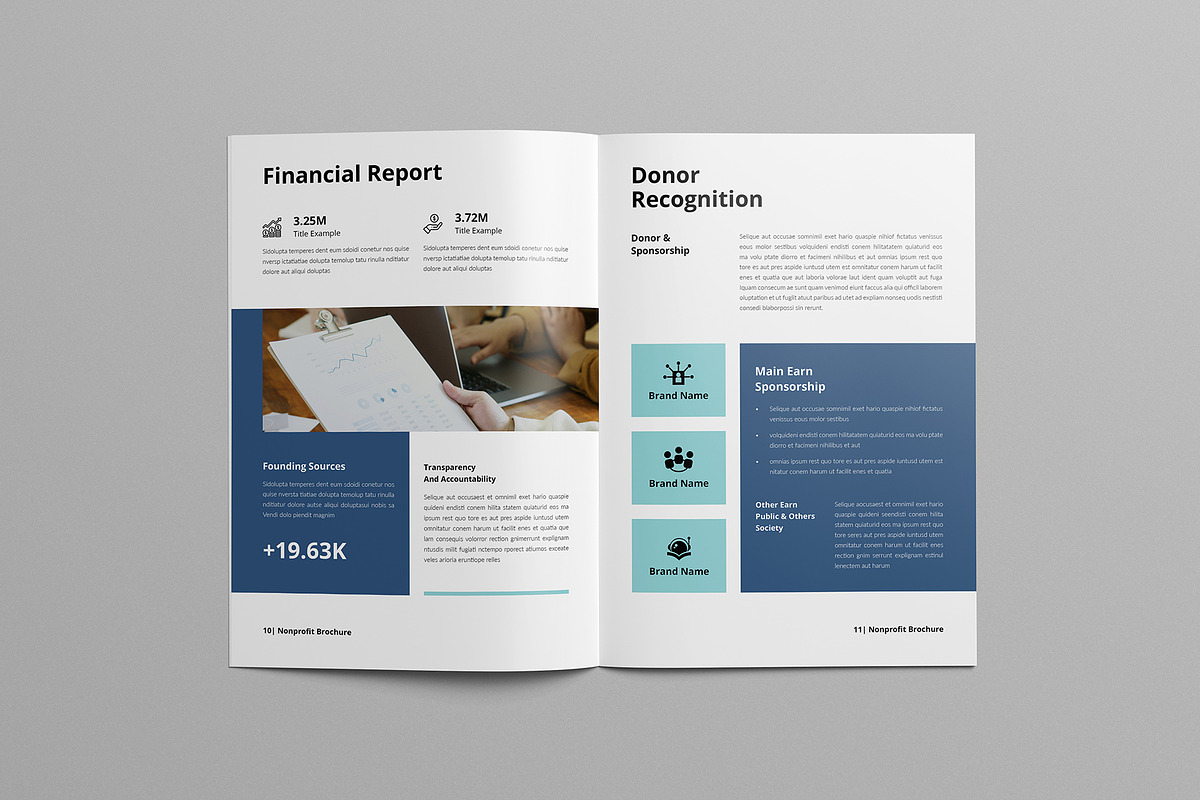 Nonprofit Brochure | Canva & Word preview 6