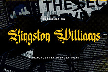 Kingston Williams - Blackletter Font