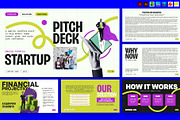 Creative Startup Pitch Deck Present, a Presentation Template by BrandPacks (Thumbnail 1 of 7)