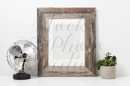 Frame Mockup Stock Photo