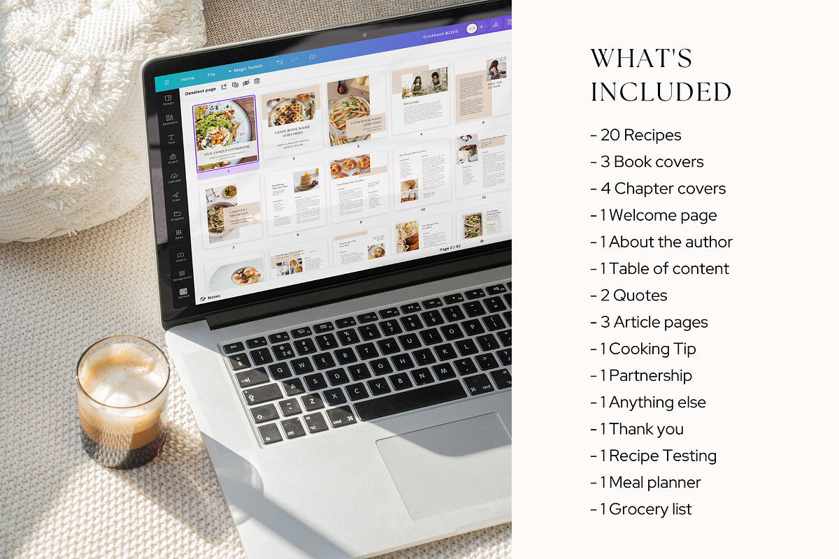 Cookbook Recipe Book Template, a Magazine Template by ShopRShop (Photo 2 of 9)
