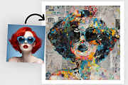 Abstract Painter - Abstract Portrait, an Action Add-On by DesignRocket (Thumbnail 2 of 10)