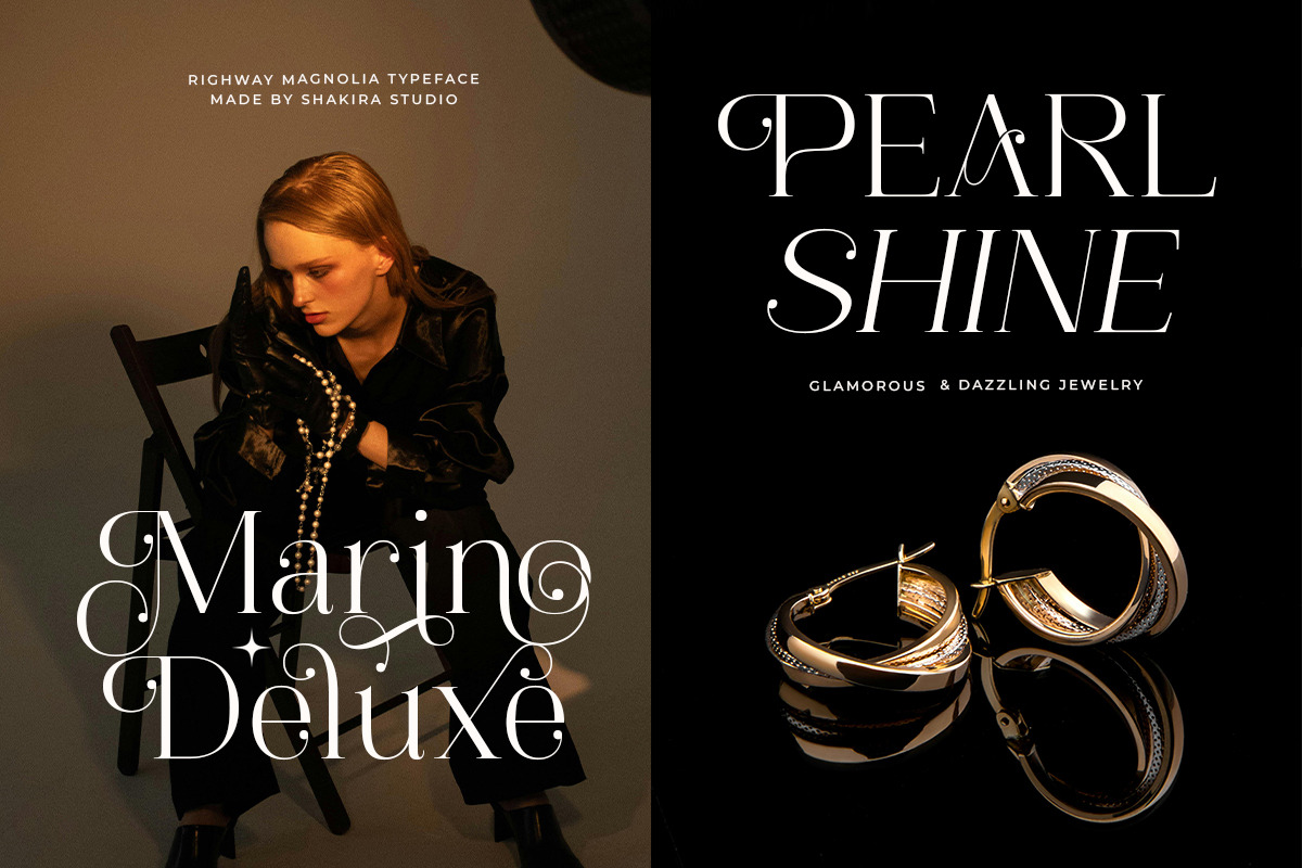 Righway Magnolia - Elegant Luxury, a Serif Font by Shakira Studio (Photo 5 of 10)