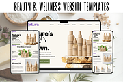 Beauty & Wellness Website Template, a Templates & Theme by wekreatif (Thumbnail 1 of 5)