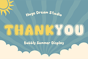 Popyni – Bubbly Summer Display Font, a Sans Serif Font by Huge Dream Studio (Thumbnail 10 of 10)