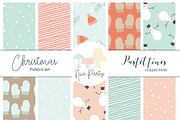 Winter pattern set, a Pattern Graphic by Superkitina (Thumbnail 1 of 2)