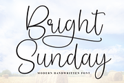 Bright Sunday | Script Font, a Handwritten Font by Scratchones (Thumbnail 1 of 9)