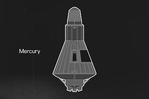 Mercury Spacecraft Vector