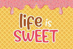 Candy Cake Sweet Font