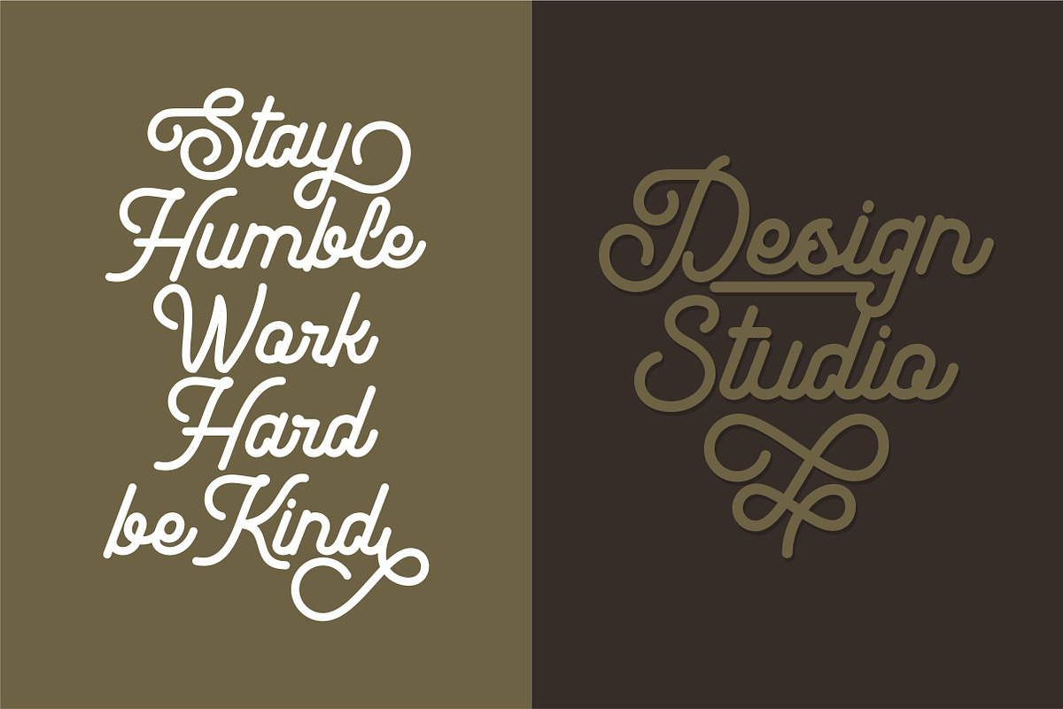 Fireclay - Logotype Monoline, a Script Font by ErgibiStudio (Photo 7 of 10)