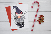 Christmas Gnomes clipart Procreate, an Education Illustration by ElladesignCo (Thumbnail 3 of 7)