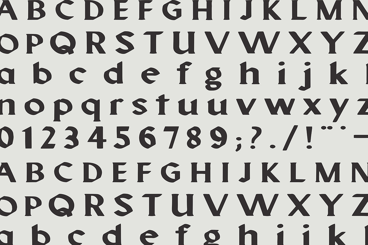 MISHANN TrueType - BOLD & OUTLINE, a Font by west_of_death (Photo 3 of 8)