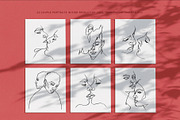 Abstract Couple Portrait Line Art, a Decorative Illustration by Rough Edges Supply Co. (Thumbnail 2 of 9)
