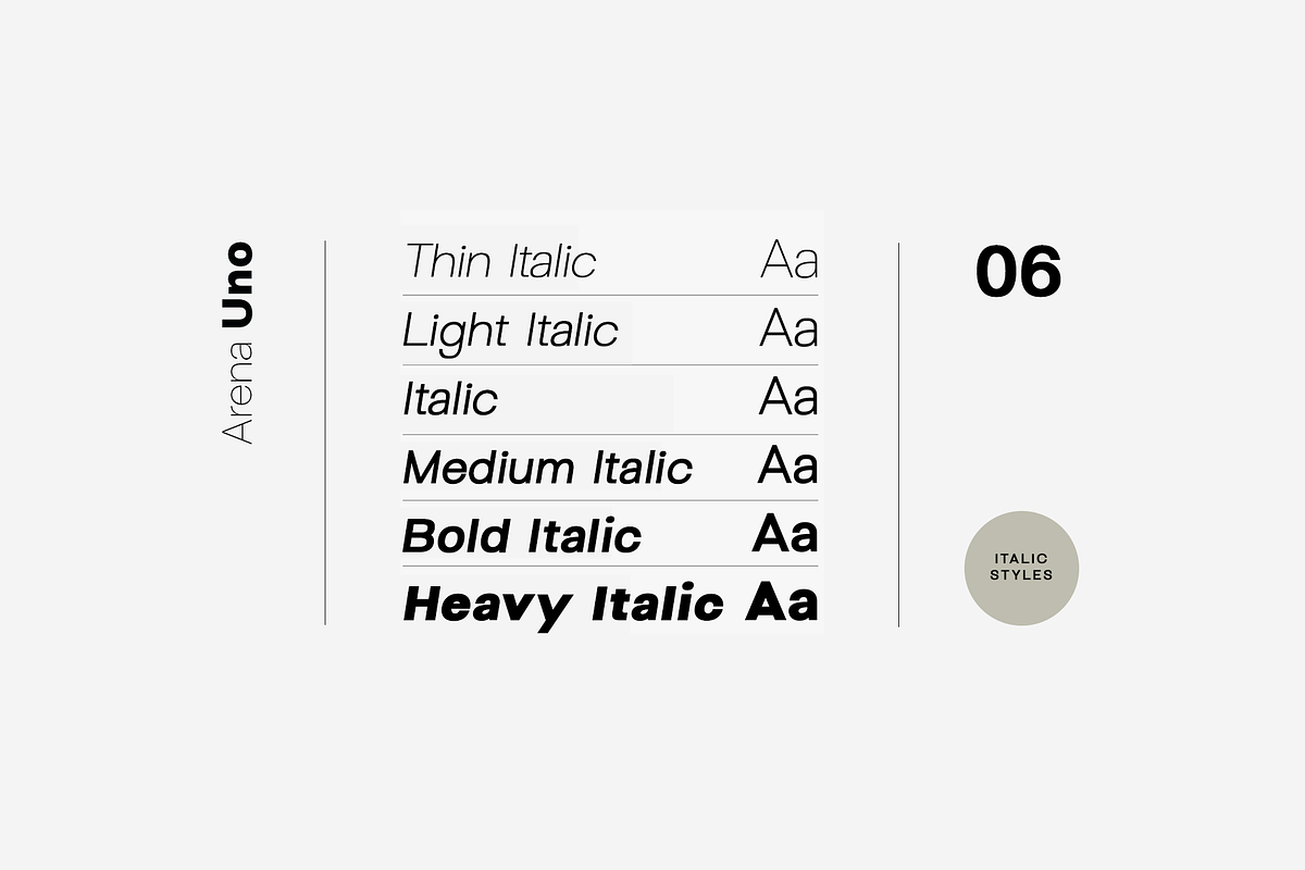 Arena Uno - Modern Font Family, a Sans Serif Font by Designova® (Photo 16 of 17)