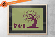 10 Tree & Tombstone Stamp Brushes, a Brush Add-On by vectstudio (Thumbnail 8 of 10)