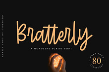 Bratterly - Monoline Script