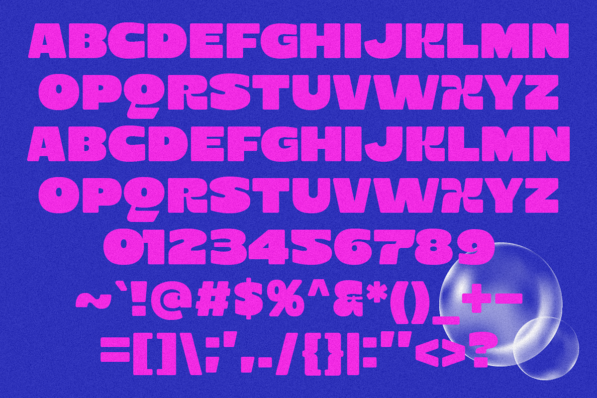Squiro - Bold Rounded Quirky Fonts, a Sans Serif Font by Konstantine Studio (Photo 3 of 4)