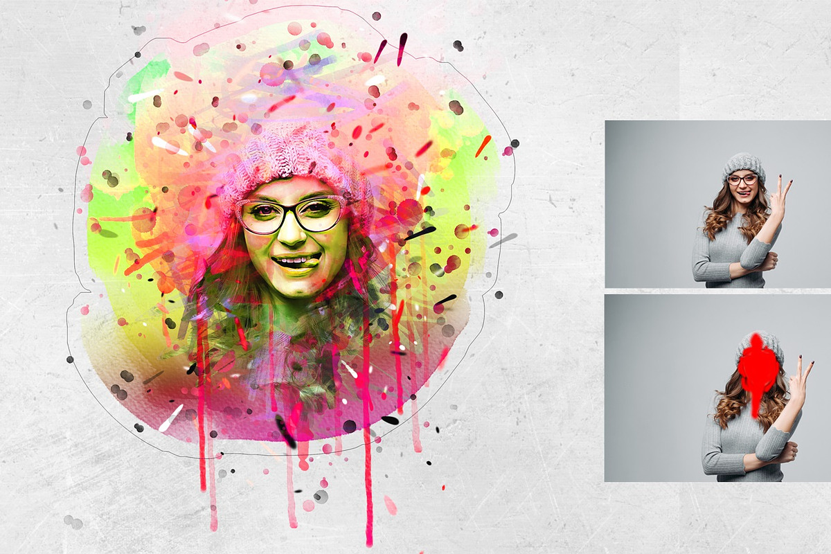 Paint Photoshop Action, an Action Add-On by MRI STUDIO (Photo 7 of 22)