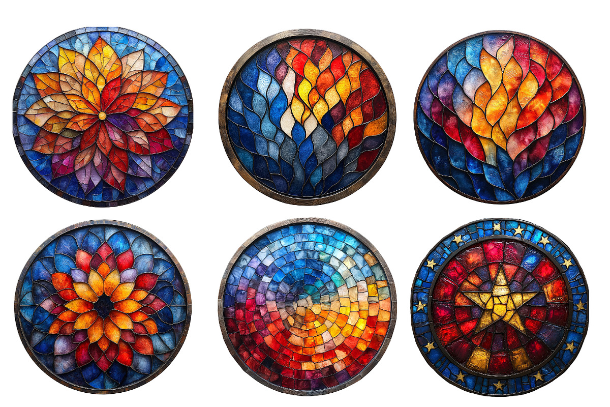 4th of July Stained Glass PNG, an Illustration by SinaCreation (Photo 3 of 5)