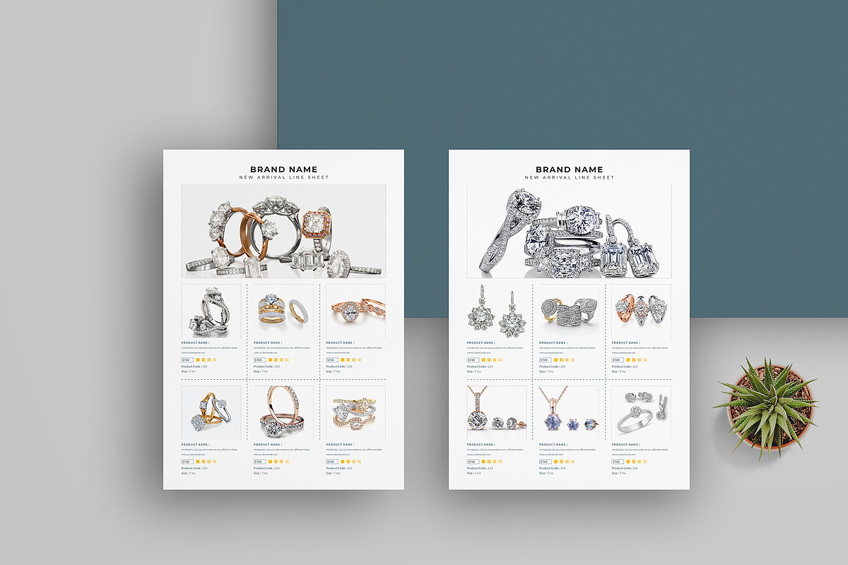 Line Sheet Bundle | Word & Indd, a Stationery Template by obayes (Photo 14 of 34)