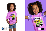 African Kids Girl T-Shirt Mockups, a Shirt Mockup by Hi, Mock-Up! (Thumbnail 9 of 10)