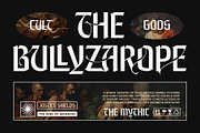 Tourah Shock Typeface, a Blackletter Font by alit design (Thumbnail 9 of 17)