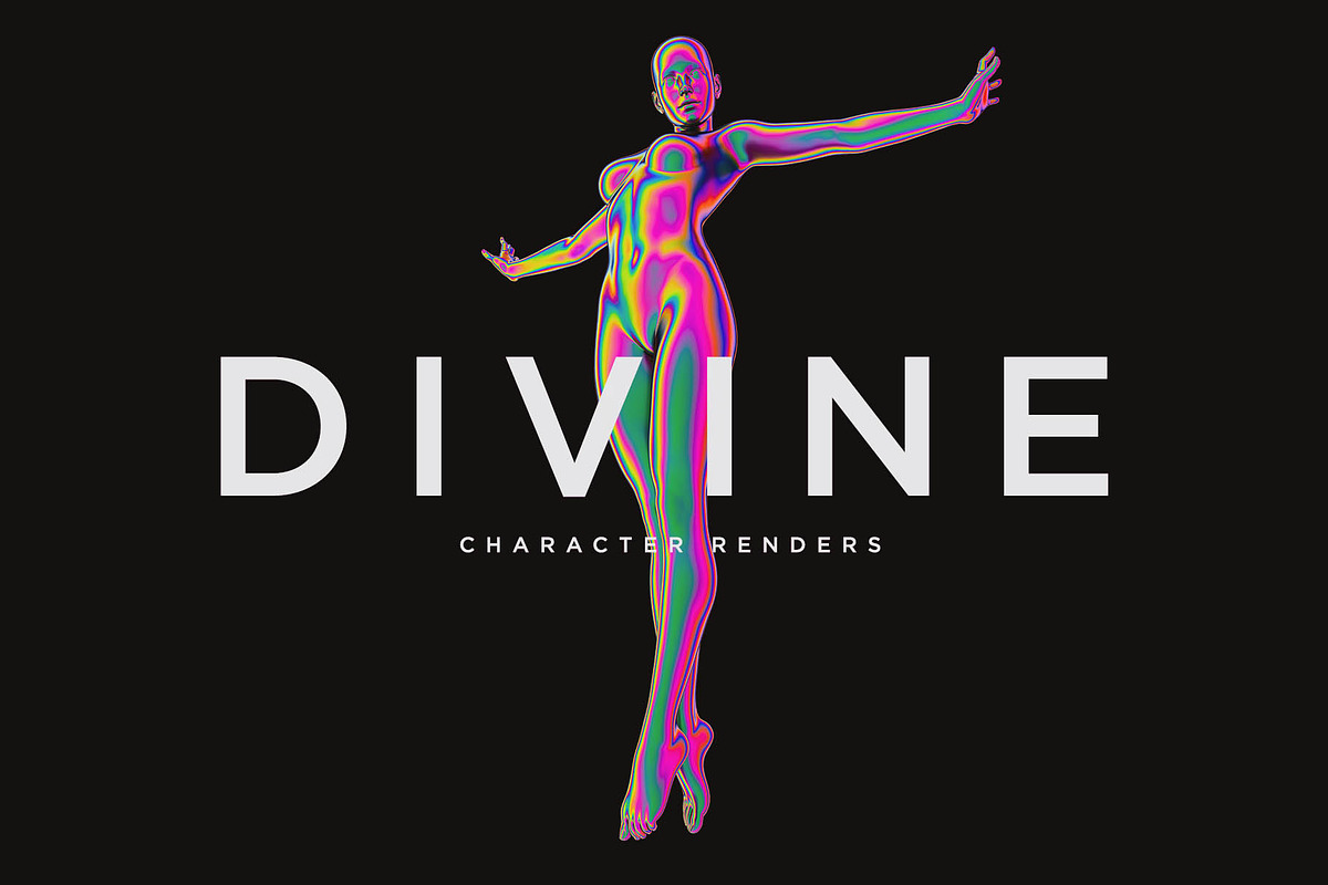 Divine: Character Renders, an Object Graphic by RuleByArt (Photo 5 of 16)