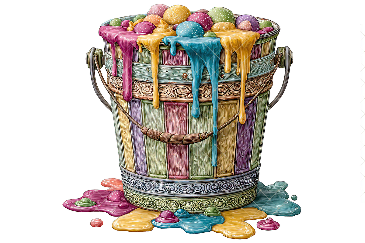 Paint Bucket Clipart PNG, an Illustration by Memories By Lea (Photo 14 of 18)