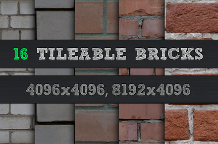 Tileable Bricks Wall, a Texture Graphic by Game-Ready Studio