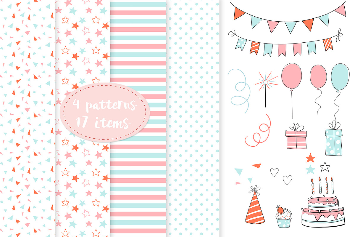 Happy Birthday., a Decorative Illustration by Natalia Skripko (Photo 3 of 3)