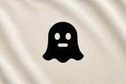 Cute Ghost Silhouette Vector, a Decorative Illustration by Vectorium Studio (Thumbnail 3 of 4)