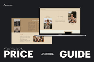 Elegant | Photo Price Guide Webpage, a Websites & App Template by Studio Leelou